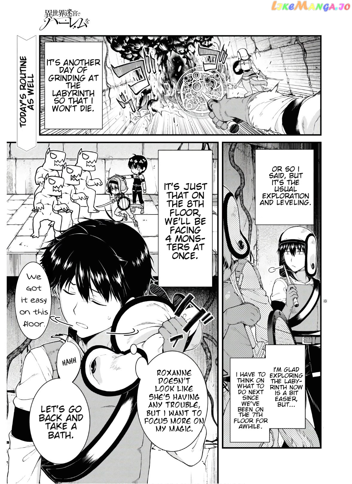 A Harem in the Fantasy World Dungeon, Chapter 36 image 01